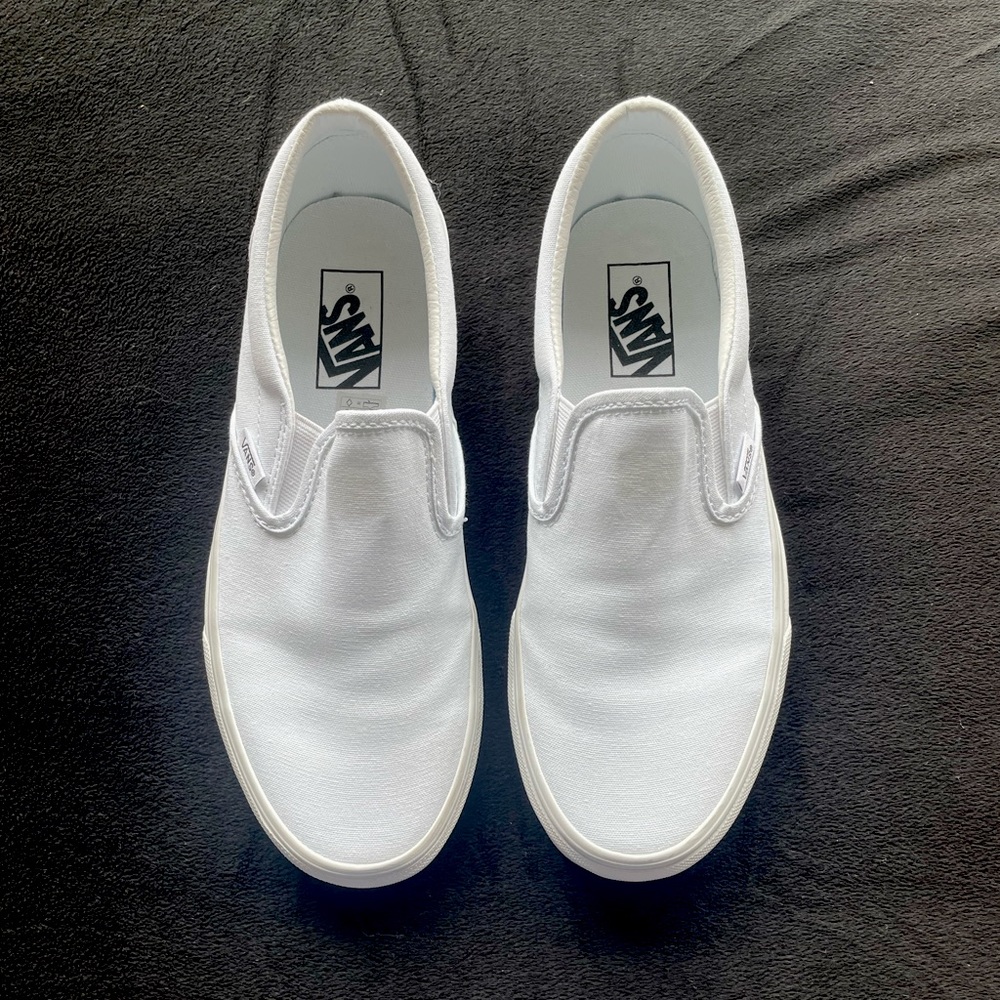White Vans Size 9